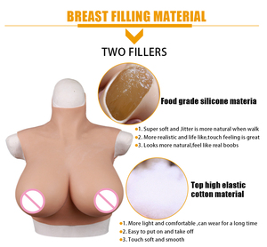 Prótesis Mamarias para Crossdresser Copa B, C, D, Senos de Silicona de Material Súper Delgado para Shemale, Transgénero, Cosplay, Pecho Femenino, Sissy - Product Image 6