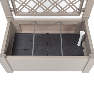 Jardin <span class=keywords><strong>potager</strong></span> autonome de 61,7 pouces de haut, en plastique <span class=keywords><strong>avec</strong></span> motif en <span class=keywords><strong>treillis</strong></span> - Product Image 4