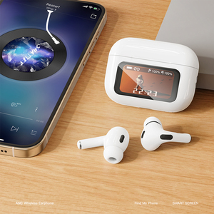 หูฟังแบบใส่ในหูสำหรับเล่นเกมส์และอีคอมเมิร์ซ รองรับ OEM พร้อมแม่เหล็กกันลื่น ฟังก์ชั่นหลากหลาย หน้าจอสัมผัส สเตอริโอ HD คุณภาพเสียงคมชัด - Product Image 1