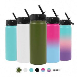 Bouteilles d'eau isothermes en acier inoxydable pour le bureau, conservation de la chaleur pendant 8 heures pour le travail - Product Image 4