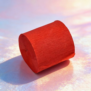 Rouleau de papier crépon aux couleurs pastel, tons doux, parfait pour la décoration de fête de naissance, de révélation du sexe et de fête prénuptiale - Product Image 3