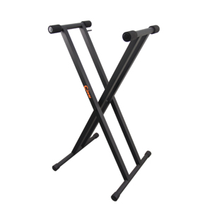 K-723B-1 Quick-Adjust Locking Design 6-Position Adjustable Double-X Rubber & Metal Computer Keyboard <b>Stand</b> (Taiwan) - Product Image 1