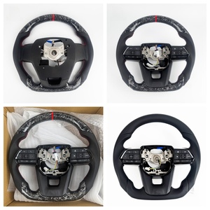 Volante Deportivo de Fibra de Carbono 3D de Cuero, <span class=keywords><strong>Precio</strong></span> Bajo Directo de Fábrica, para <span class=keywords><strong>Toyota</strong></span> Hilux 15 - Product Image 1