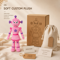 Maßgefertigte Roboter-Plüschtiere PP-Baumwollfüllung Geburtstagsgeschenk Verpackung Logo Größe Anpassbar OEM/ODM Geringe Mindestbestellmenge Plüschhersteller