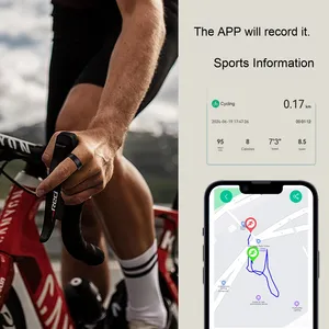 แหวนอัจฉริยะพร้อม100ตรวจวัดอัตราการเต้นของหัวใจ + โหมดกีฬาเคสเหล็กกันน้ำ - Product Image 5