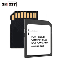 SMIOST SD CID carte de voiture GPS Navigation cartes carte mémorial pour Renault Carminat 11.25 Europe Fluence Megane