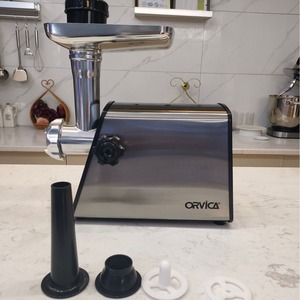 Hachoir à viande transfrontalier ORVICA, hachoir à viande électrique domestique en acier inoxydable, petit hachoir à saucisses commercial de table - Product Image 2
