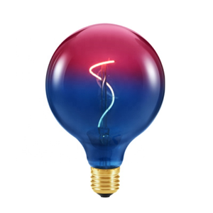 <span class=keywords><strong>Ampoule</strong></span> LED à filament peinte G125 de 125 mm, 4 W, dimmable, 2200 K, E27 E26, 110 V 240 V, lampe décorative rétro, lumière ambiante - Product Image 3