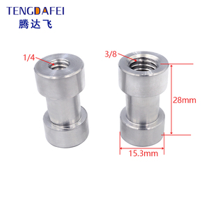 Offre Spéciale Vis de fixation en alliage d'aluminium pour appareil photo, adaptateur 1/4" femelle vers 3/8" femelle, pour trépied, support de lampe et accessoires de flash - Product Image 4