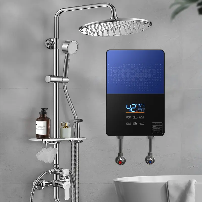 เครื่องต้มน้ำพุร้อนไฟฟ้าสำเร็จรูปสำหรับอาบน้ำเครื่องใช้ในบ้านให้ความร้อนได้อย่างรวดเร็วทั้งบ้าน