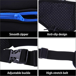 Sac banane Jstar imperméable pour la course, le sport, la randonnée et les voyages, avec fermeture éclair, petit format - Product Image 3
