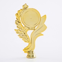 Têtes de trophées universelles au design vintage personnalisables, plaquées or, composants d'insertion pour trophées HP35