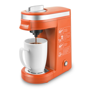 Mini 2-in-1 Single Serve <strong>Coffee</strong> <strong>Maker</strong> K <strong>Cups</strong> Ground <strong>Coffee</strong> Portable Hotel Household RV Travel Capsule Machine Electric Powered - Product Image 1