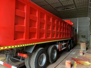 Camión volquete de segunda mano de buena calidad HOWO usado 8*4 camión volquete con 371hp en Venta caliente - Product Image 3