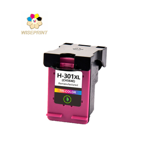 Wiseprint – <span class=keywords><strong>cartouche</strong></span> d'encre à jet d'encre pour imprimante Deskjet <span class=keywords><strong>301</strong></span> 1050, <span class=keywords><strong>Compatible</strong></span> <span class=keywords><strong>HP</strong></span> 2540 XL 301XL Premium Color reconditionné - Product Image 2