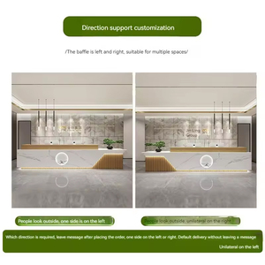 Moderno <span class=keywords><strong>Bar</strong></span> mobili alla moda Custom nuovo Design LED tavolo in legno chiaro ristorante <span class=keywords><strong>bancone</strong></span> di personalizzazione - Product Image 5