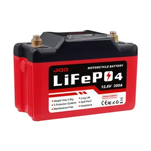 LiFePO4 12.8V 3Ah Baterai Portabel Pengisi Daya Baterai Jump Start untuk Sepeda Motor