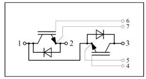 Conmutación rápida 450A 1200V Módulo IGBT Semiconductor Módulo IGBT Transistor Módulo Igbt - Product Image 4