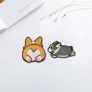 アニメ動物刺繍パッチかわいい鉄3Dすべての種類漫画犬刺繍パッチ - Product Image 4
