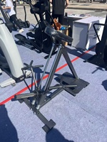Máquina de remo T-Rowing con carga de placas, equipo de gimnasio comercial, inclinación ajustable con máquina de remo T-Bar