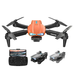 用WIFI高清4k双摄像头遥控玩具四轴直升机初级迷你无人机制造便宜的E99专业遥控无人机