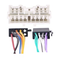 Meihua adaptor konektor Radio mobil, Universal ISO kabel Harness untuk Mitsubishi Auto DVD CD Player