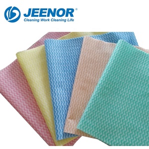 Paño de Limpieza Desechable Económico de Tela No Tejida Spunlace, Multicolor Azul/Rosa/Amarillo/Verde, Toalla de Cocina para el Hogar - Product Image 2