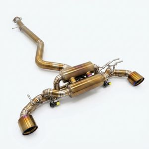 Escape Valvetronic de Alto Rendimiento, Soldado con Titanio Dorado TIG, con Puntas para <span class=keywords><strong>GR</strong></span> <span class=keywords><strong>Yaris</strong></span> GXPA16 1.6T, Mejora de Rendimiento - Product Image 1