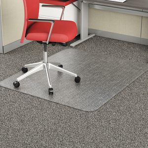 Tapete para Silla Alera Moderno con Diseño de Tachuelas para Alfombra de Pelo Plano, 46 x 60 Pulgadas, Vinilo PVC Transparente, Lavable, para Oficina y Exteriores - Product Image 1