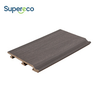 Extérieur Bois Plastique Composite 179X21mm Revêtement mural Extérieur WPC Panneau mural Extérieur