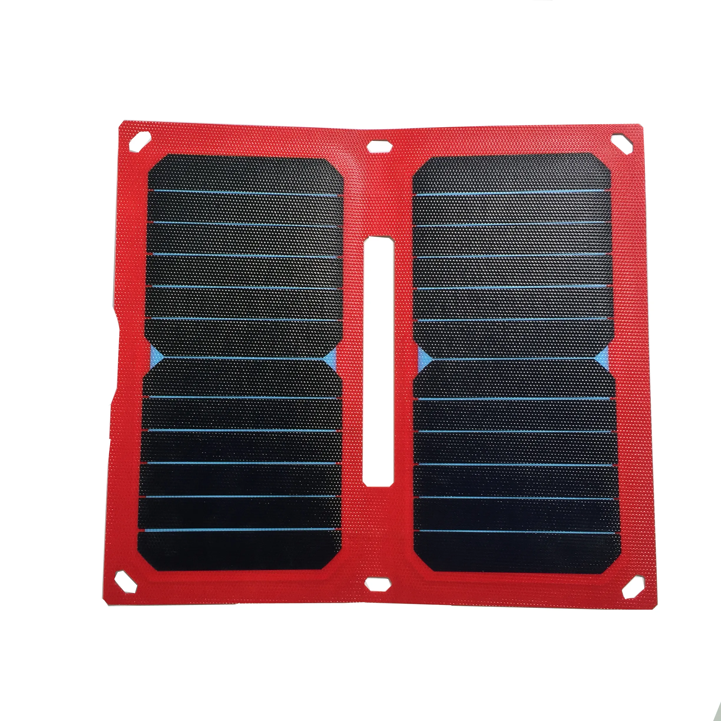 ETFE sunpower 14w panneau solaire pliable chargeur micro usb pour appareil photo de téléphones
