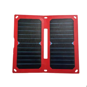 ETFE sunpower 14w foldable solar panel micro usb charger for phones camera