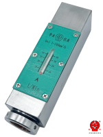 Medidor de Flujo de Área Variable en Línea GFW-15M de Doble Rango 2-10 4-20 L/min para Aceite Hidráulico Industrial 100 Bar Visual OEM Latón Cromado
