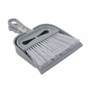 Eco-Friendly Portable Handheld Brush <b>Kit</b> <b>Mini</b> Broom and Dustpan Set for Furniture Cleaning Soft Nylon Unflagged Bristles - Product Image 2