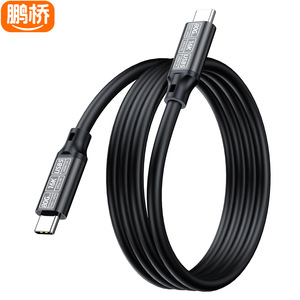 สายเคเบิลข้อมูล Pengqiao Type-C 80Gbps 16K USB5 240W PD สำหรับชาร์จคอมพิวเตอร์ - Product Image 3
