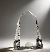 Trophée en cristal personnalisable en forme de flèche, cadeau pour événements sportifs, cérémonie de reconnaissance professionnelle