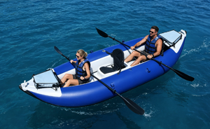Kayak Inflable Plegable y Portátil, Canoa Inflable de PVC de Grado Comercial con Tecnología Dropstitch para Parques Acuáticos y Alquiler en Playa - Product Image 6
