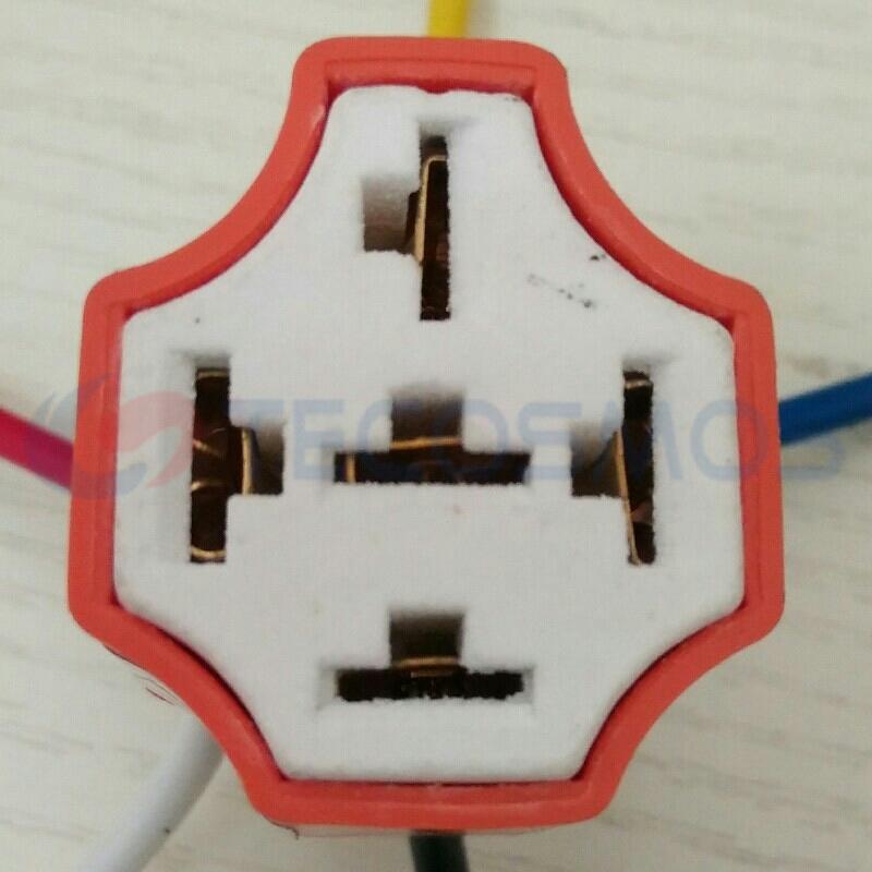 Car Connector For Ceramic relay base with 5 pins CT5-0077M