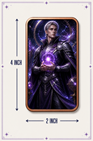 Carte de collection fantaisie en cuivre fin .999 de 1 oz, portrait personnalisé de Mage Royal, blason Griffon, cadeau commémoratif, vente en gros