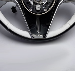 Volante de Cuero de Lujo para Mercedes <span class=keywords><strong>AMG</strong></span> W223 W213 W206 W222 GLC X253 C253 CLA W117, Agarre Deportivo Personalizado - Product Image 4