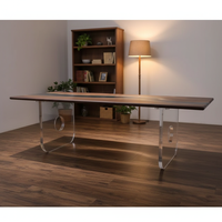Pied de meuble en acrylique pour tables de salle à manger, de salon ou de restaurant - Design contemporain pour bureau à domicile et bar, support de table de style farmhouse