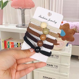 <b>Beaded</b> <b>Braided</b> Hair Tie Lotus Root Rope Fabric Manual Daily Use All Colors Match Spring 2023 Jinhua - Product Image 2