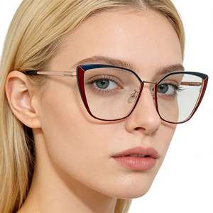 昊天メガネ メタルレトロファッションメガネ 卸売 保護カラースプライシングメガネ - Product Image 6