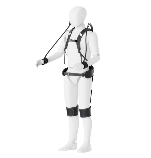 Exoskeleton for Waist and Abdomen Assistance Small Lightweight Passive Walking Aid Exoskeleton for Men
