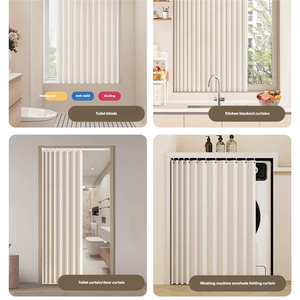 <span class=keywords><strong>Rideau</strong></span> <span class=keywords><strong>de</strong></span> <span class=keywords><strong>salle</strong></span> <span class=keywords><strong>de</strong></span> <span class=keywords><strong>bain</strong></span> sans perçage pour toilettes, occultant, imperméable, écran <span class=keywords><strong>de</strong></span> confidentialité pour petites fenêtres, empêche l'exposition dans les toilettes - Product Image 2