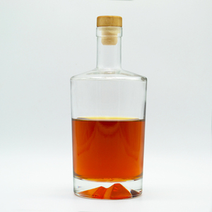 700ml 750ml rhum vodka <span class=keywords><strong>whisky</strong></span> tequila bouteille en verre grossiste avec du liège - Product Image 2