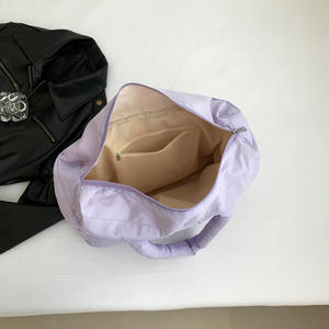 Bolso de gran capacidad, suave y cálido, bolso de hombro cuadrado para mujer, bolso de tela de nube, cierre de cremallera, moda de invierno - Product Image 3