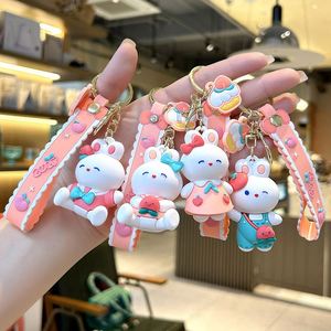 3D Cute Cartoon Animation Comic Keychain Souvenir Gifts Fashion 2023PVC Cartoon Pendant Keychain - Product Image 4