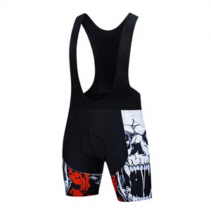 Conjunto de jersey de ciclismo para hombre, ropa de ciclismo transpirable de manga corta con pantalones cortos acolchados y bolsillo con cremallera - Product Image 3