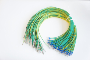 Semua Jenis Kabel Terminal Cincin Berinsulasi M6 M8 M10 dan Rangkaian Kabel dengan Kabel Berwarna Kuning dan Hijau - Product Image 5